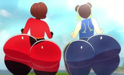 2girls amaihellen_va animated ass asstronsfw capcom disney epic_games fortnite helen_parr pixar sound sound_effects street_fighter tagme the_incredibles video voice_acted