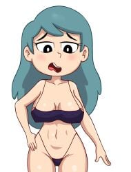 aged_up blauh_o breasts cleavage clothed clothing hilda_(hilda) hilda_(series) netflix