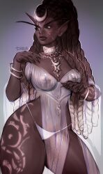night elf from world of warcraft by disco inferno96