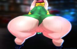 1girls aeondud animated anus ass ass_focus big_ass bubble_butt cammy_white clothes_tearing donut_anus from_behind gigantic_ass huge_ass leotard light-skinned_female light_skin pussy resolution_glitch shorter_than_10_seconds solo sound street_fighter tagme thick_thighs twerking video wardrobe_malfunction wide_hips