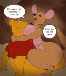 1girls hiroberserk kanga literature pooh pooh_bear public_domain winnie_the_pooh_(franchise)