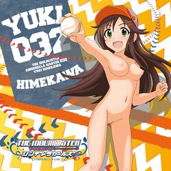 baseball himekawa_yuki idolmaster idolmaster_cinderella_girls nipples nude photoshop pussy uncensored