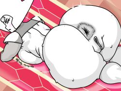 alien alien_girl alien_humanoid anus anus_focus ass asshole asshole_focus asshole_peek belly belly_button belly_overhang big_anus big_ass big_breasts big_eyebrows black_lipstick blush blushing_female breasts cartoon_network clitoris diamond diamond_authority dress female female_only gem gem_(species) gem_on_forehead giantess heavy_bottom humanoid lady_ironande looking_at_viewer looking_back lying_on_floor lying_on_stomach milf mole mole_on_anus mole_on_ass mole_on_breast mole_on_pussy mole_on_thigh mother puffy_anus royalty shaved_pussy shiny_skin steven_universe sweat sweatdrop sweating sweaty sweaty_body vagina white_body white_diamond_(steven_universe) white_eyes white_hair white_skin