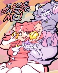 1futa 1futa1girl 1futanari 1girl 1girl1futa 1girls 2026 armpit_hair armpit_sex armpits catgirl colored cumming deltarune ejaculating_cum ejaculation english english_text futanari gloves irritable_ghost_(deltarune) mad_mew_mew mew_mew_(undertale) notsojolly22 pink_(deltarune) pink_armpit_hair pink_hair pitjob purple_hair purple_penis veins_on_balls veins_on_cock veins_on_dick veins_on_penis veiny_penis