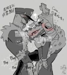 belly_bulge caine_(the_amazing_digital_circus) coach_dictatorer_(the_amazing_digital_circus) cum_in_pussy cum_inside cuntboy double_penetration kinger_(the_amazing_digital_circus) sandwich_position size_difference the_amazing_digital_circus threesome
