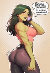 1girls ai_generated big_ass big_breasts breasts curvaceous curvy curvy_figure digital_media_(artwork) female giantess green-skinned_female green_body green_hair green_skin hips hourglass_figure huge_ass huge_breasts hulk_(series) jennifer_walters large_ass large_breasts large_female legs macro macro_female marvel marvel_comics mature mature_female mini_giantess phophopho she-hulk slim_waist tall tall_female thick thick_hips thick_legs thick_thighs thighs voluptuous waist wide_hips