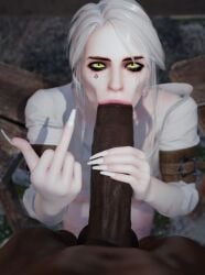 ciri from the witcher (series) by notgood3d