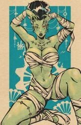 bride of frankenstein from frankenstein by thedarkcartoon