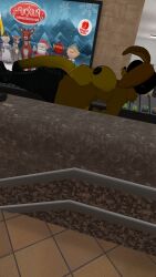 3d anthro black_hair breasts buckteeth bunny_ears bunny_girl cumflated_belly cumflation drinking_cum five_nights_at_freddy's fnaf fnia fredina's_nightclub full_belly full_of_cum furry futa_only futanari green_eyes horse_penis horsecock massive_ass massive_breasts satisfaction satisfied satisfied_look satisfied_smile solo spring_bonnie_(fnaf) swallowed_every_drop truemuffin vrchat yellow_balls yellow_cock yellow_fur yellow_penis yellow_skin yellow_tuft