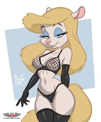 minerva mink from animaniacs by dimidotfurr