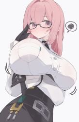 tsukishiro yanagi from zenless zone zero by hone kawa