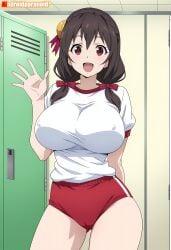1girls ai_generated aindroidparanoid ass big_ass big_breasts big_butt breasts buruma busty butt curvy cute fat_ass female female_only gym_uniform hair hi_res hips huge_breasts human kono_subarashii_sekai_ni_shukufuku_wo! konosuba large_ass large_breasts legs narrow_waist nipples slim_waist solo tagme thick_ass thick_thighs voluptuous waist wide_hips yunyun_(konosuba)