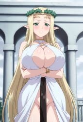 1girls ai_generated aindroidparanoid ass big_ass big_breasts big_butt breasts busty butt celestine_lucullus curvy cute elf fat_ass female female_only hair hi_res hips huge_breasts human kuroinu_~kedakaki_seijo_wa_hakudaku_ni_somaru~ large_ass large_breasts legs narrow_waist nipples princess slim_waist solo tagme thick_ass thick_thighs voluptuous waist wide_hips