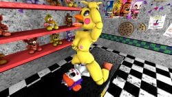 3d animatronic baby_(fnafsl) balls ballsack beak blue_eyes bonnie_plush breasts chica chica_plush chicken chicken_girl circus_baby circus_baby_(fnaf) crown dick dickgirl female five_nights_at_freddy's five_nights_at_freddy's:_help_wanted fnaf foxy_plush freddy_plush fucked futanari girl golden_freddy_plush green_eyes hand_on_breast hand_on_head justaperson_queendom missing_eye naked nude nude_female on_top on_top_of_penis open_mouth penis_in_pussy pink_cheeks pink_nipples plush plush_baby plush_princess_(justaperson) plushie posters satisfaction satisfied_look shelf source_filmmaker table tongue_out toy_chica_(fnaf) vaginal_penetration white_body yellow_body