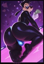 1boy ai_generated anthro big_ass big_butt disney furry gay kovasfox max_goof solo thick_thighs