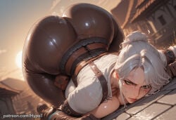 1girl ai_generated alternate_version_at_source ass_up_face_down big_ass big_breasts big_butt big_hips breasts child_bearing_hips ciri cleavage curvy curvy_body curvy_female curvy_figure hips_wider_than_shoulders huge_ass huge_breasts hypet jack-o_pose scar shiny shiny_skin short_hair steam steaming_body tagme the_witcher_(series) the_witcher_3:_wild_hunt thick thick_ass thick_hips thick_legs thick_thighs thighs video_game_character video_games white_hair wide_hips
