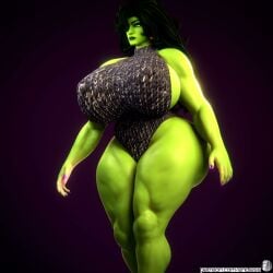 1girls 3d 3d_(artwork) angry animated ass bbw big_breasts blender_(software) breasts endlessillusion female female_only gigantic_breasts green_body green_eyes green_skin huge_breasts large_breasts marvel marvel_comics massive_ass massive_breasts massive_butt massive_thighs muscular muscular_female naughty_face nipples nude nude_female seductive_look she-hulk she-hulk_(endlessillusion) solo superhero tagme video walk_cycle