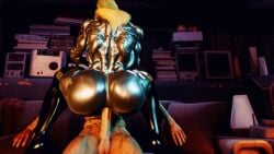 1boy 1female 1girl 1girls 1male 2026 3d 3d_model 3d_render abs athletic athletic_female big_ass big_breasts big_penis blonde_female blonde_hair brickhouse capcom caucasian caucasian_female chrome cowgirl_position cybernetic_eye cybernetics female fit fit_female gif justfrog-entertainment kolin_(street_fighter) long_penis metal metallic_body muscular muscular_arms muscular_back muscular_female muscular_thighs naked penetration penis ponytail sex shiny shiny_body shiny_skin six_pack street_fighter street_fighter_iii:_3rd_strike street_fighter_v thunder_thighs toned toned_body toned_female toned_stomach