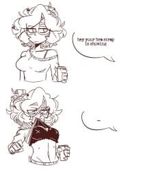 bra_strap_is_showing_(meme) mayhem