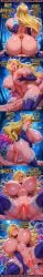 ai_generated areolae big_ass blonde_hair blue_gloves blue_thighhighs bodily_fluids breast_sex comic cowgirl_position dialog drooling elbow_gloves elf english_text female forest full_color gloves huge_ass huge_breasts large_penis long_hair misery_stentrem monster_penis multiple_views night nipples outdoors paizuri penetration pointy_ears pov rampa69 red_eyes riding saliva sex sweat thick_thighs thighhighs uncensored vaginal_penetration veiny_penis