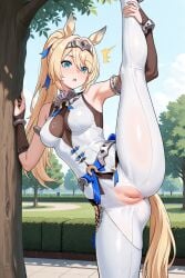 1girls ai_generated pussy sigrid_(zenless_zone_zero) solo zenless_zone_zero