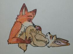 2boys anal disney dontbeazombie finnick gay male male_only nick_wilde oral rimming sex yaoi zootopia