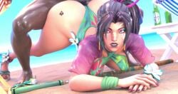 animated asian ass bbc_addict bbc_tattoo beach beach_ball beach_chair beach_sex beach_towel beach_umbrella big_ass big_balls big_black_cock big_breasts big_butt big_penis big_thighs black_body breasts cheesternsfw dark_skin jiggle jiggle_physics marvel marvel_rivals penis psylocke psylocke_(sai)_(vengeance) queen_of_spades sound tagme tattoo uncensored video