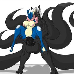 amphibian anthro ass balls big_ass big_balls big_breasts big_penis breasts canine color duo female fox frog greninja hair hi_res holding_ass huge_ass huge_balls huge_breasts huge_cock hyper hyper_balls hyper_penis long_tongue male mammal muscular muscular_male nintendo nipples nude penetration penis pokemon pokemon_(species) pussy_juice saliva sex shinysteel simple_background slobber spread_legs spreading stand_and_carry_position standing stomach_bulge straight tamati thick_thighs tongue tongue_out vaginal_penetration voluptuous wide_hips