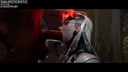 blowjob duo fellatio female light-skinned_male light_skin male male/female oral oral_penetration oral_sex overwatch robot_girl rubyredva shion_(overwatch) straight swursterotic tagme video