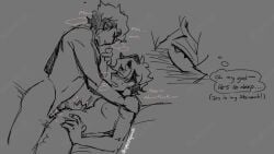 1cuntboy1male 2boys blush cuntboy eye_contact ftm gay legs_apart legs_spread missionary_position moaning muscular_male oc original_character rolling_eyes small_breasts smaller_male tboy transmasc undercut vaginal_penetration yaoi