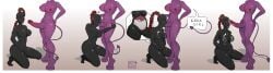 2girls belly_bulge callidus_assassin cumflation latex missdomme warhammer_(franchise) warhammer_40k