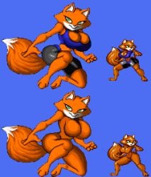 alternate_version_available anthro big_breasts breasts brutal_paws_of_fury character_needs_more_porn clothed clothed/nude clothed_anthro clothed_female clothing female fit fit_female fox fox_ears fox_girl fox_tail foxy_roxy furry naked naked_anthro naked_female nippleless nippleless_female no_nipples no_nipples_visible nude nude_anthro nude_female orange_body orange_fur pixel_(artwork) pixel_art sabs sabs3 sexy sexy_female sprite sprite_art sprite_edit tagme video_game_character