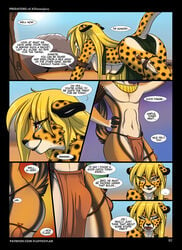 .. ... 2016 5:7 7_panel_comic abs africa all_fours antelope anthro armband ass athletic bite biting_lip biting_own_lip blonde_hair blue_hair bottomwear bovid breasts bulge butt cheetah cheetah_ears cheetah_girl cheetah_print cheetah_tail closed_eyes clothed clothing comic dialogue digital_media_(artwork) duo ears_back english_text eyes_closed faceless_male felid feline female female_pred fluff-kevlar fur furry gazelle hair head_out_of_frame interspecies jewelry knife lips loincloth loincloth_only long_hair male male_prey mammal markings mihari necklace nervous orange_body orange_eyes orange_fur page_2 pivoted_ears pouch predator/prey prey public_topless rehzi_(fluff-kevlar) self_bite shaded shirtless skimpy speech_bubble spots spotted_body spotted_fur stalking standing swimsuit text topless topless_anthro topless_male tribal under_boob url white_body white_fur wide_hips yelling yellow_body yellow_eyes yellow_fur