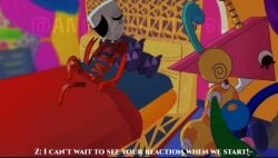 animated futa_on_futa futanari gangle_(the_amazing_digital_circus) lesbian_kiss lesbian_sex music romantic romantic_couple romantic_sex sound tagme the_amazing_digital_circus video yuri zooble_(the_amazing_digital_circus)