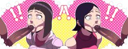 1boy 1girl 1girls 2boys 2d 2d_(artwork) 2girls black_eyes black_hair blowjob boruto:_naruto_next_generations cheating cheating_wife clothed_female_nude_male d-art dark-skinned_male dark_skin edit edited face_fucking housewife hyuuga_hinata light-skinned_female light_skin lips married_female mature mature_female milf naruto naruto_(series) open_mouth purple_eyes sarada_uchiha shocked shocked_expression shonen_jump short_hair sucking sucking_penis suprised_look thick_lips uchiha_sarada uzumaki_hinata