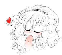 2016 anthro balls blush caprine closed_eyes collar duo fan-character fellatio female hair hairband hearlesssoul heart long_hair male mammal open_mouth oral original_character penetration penis sex sheep sonic_(series) straight teeth