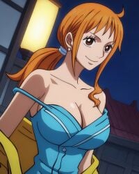 ai_generated female female_only nami_(one_piece) one_piece stickyai