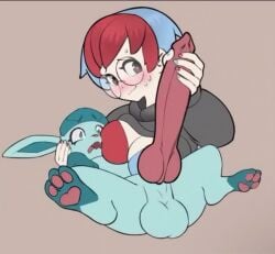 animated furry glaceon handjob human_on_feral knot male_pokemon/female_human mp4 no_sound penny_(pokemon) pokémon_(species) pokemon pokemon_(species) pokephilia smugbluefaun tagme video zoophilia