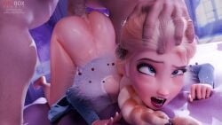 ahe_gao anal bulldog_position cum cum_in_ass cum_inside cum_leaking cum_leaking_out_of_anus cum_on_ass disney elsa_(frozen) face_down_ass_up fireboxstudio frozen_(film) fucked_from_behind fucked_senseless holding_head larger_male mascara_tears partial_male pinned_down rough_sex size_difference slim smaller_female streaming_tears