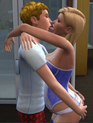 female incest incest_pregnancy kissing malcolm_landgraab male milf mother_and_son nancy_landgraab pregnant pregnant_female sims sims4 the_sims the_sims_4 younger_male