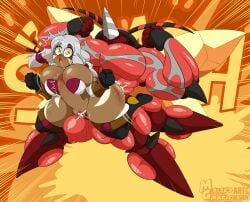 absurd_res breasts buzzwole generation_7_pokemon hi_res invalid_tag moisesgrafic muscular nintendo nsfw original_character pokemon pokemon_(species) pokemon_sm rogue_agent ultra_beast ultrabeast