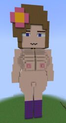 cubic_breasts funny jenny_belle_(slipperyt) minecraft minecraft_builds tagme