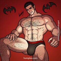 bara big_bulge bulge daddy hairy_arms hairy_chest humbug humbuged humplex leg_hair male male_nipples male_only manly mature_male monthly_manful muscular_male nipples underwear vampire