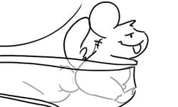 blush clothing duo hamster low_res male mammal micro monochrome nishi nude overweight oxynard rodent slightly_chubby tighty_whities underwear yaoi