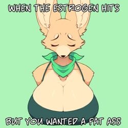 big_breasts breasts cleavage female furry huge_breasts masc0t361 meme