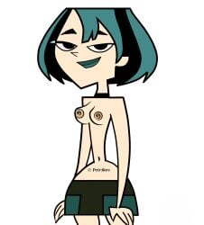 1girls big_breasts blue_hair blue_lipstick cartoon_network drawing erotic_painting fanart female fresh_tv gwen_(tdi) large_breasts naked naked_female naturalist nipples nude nude_cartoons nude_female nudist petrikov767 screaming_gophers teletoon tits_out total_drama total_drama:_action total_drama_(series) total_drama_island