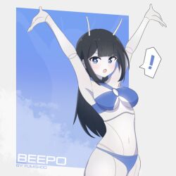 android beepo_(chunkymoon) bikini robot robot_girl summer