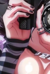 ai_generated bombalurina_ai bra camera caught completely_nude fuwawa_abyssgard hololive hololive_myth large_breasts lenses mococo_abyssgard mori_calliope mutual_masturbation purple_hair recording shiori_novella shishiro_botan stable_diffusion stripping tagme undressing video voyeur