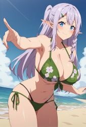 ai_generated bikini light-skinned_female lokokabooster69 ria_(isekai_nonbiri_nouka)