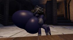 1girls 3d artist_request ass ass_focus big_ass camera_pov female female_focus female_only looking_at_viewer piggy_(game) roblox roblox_game spidella_(piggy) spider spider_girl